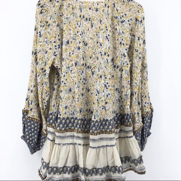 Free People ivory Gardenia tunic size medium - Picture 5 of 6
